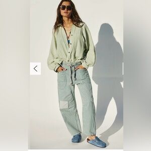 NWOT size 31 Free People We The Free Moxie Railroad Low-Slung Jeans